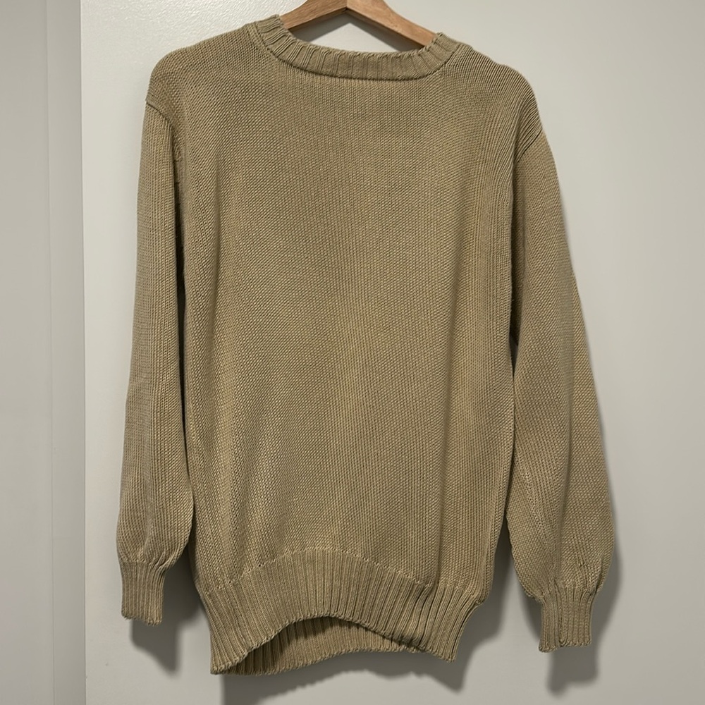 Vintage 100% Cotton Knit Crewneck Top